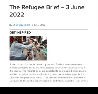 The UN Refugee Brief - 3 June 2022