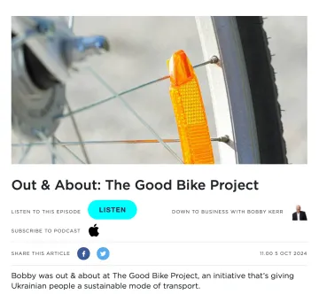 Newstalk Podcast with The Good Bike Project