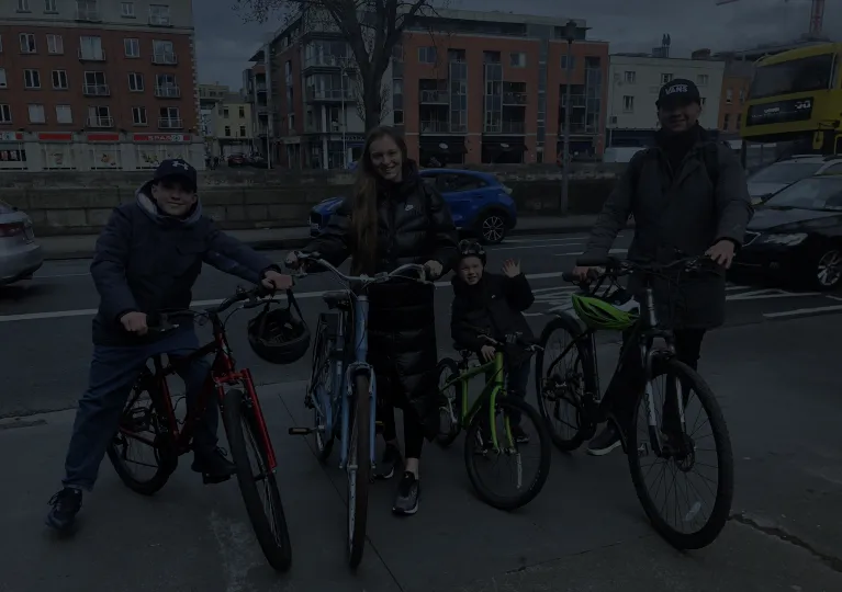 Ukrainian Family Collecting Bikes